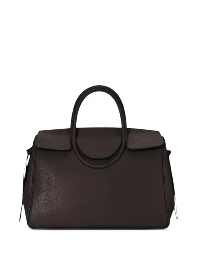 Staud Maude Leather Tote Bag In Brown