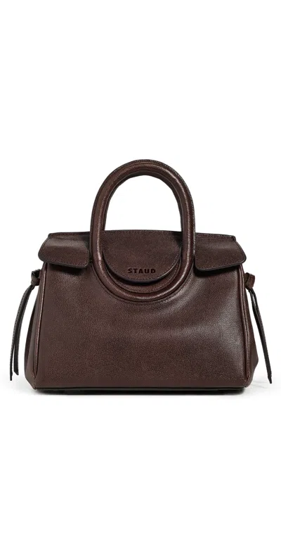 Staud Maude Mini Carryall Purse Espresso In Brown