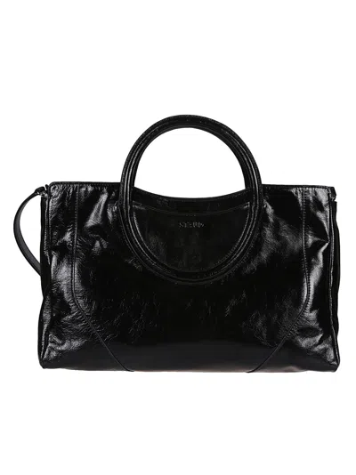 Staud Maude Satchel Black In Blk Black