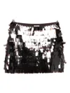 Staud Max Sequin-embellished Mini Skirt In Brown