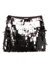 Staud Max Sequin Embellished Mini Skirt In Brown
