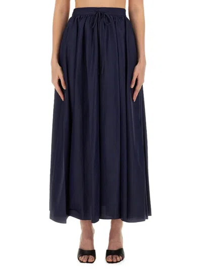 Staud Skirt With Logo In Blue