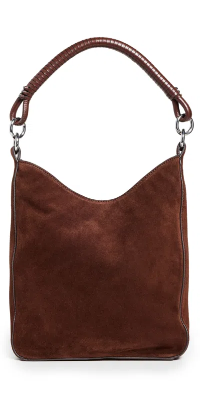 Staud Mel Shoulder Bag Mahogany