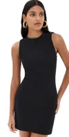 Staud Mercer Sleeveless Minidress In Black