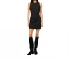 Staud Mercer Sleeveless Minidress In Black
