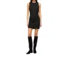 Staud Mercer Sleeveless Minidress In Black