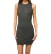 Staud Mercer Dress In Heather Grey In Grey