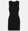 Staud Mercer Sleeveless Minidress In Black