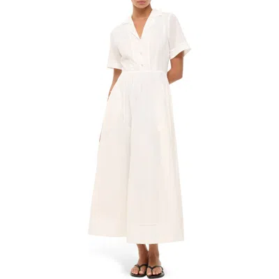 Staud Meryl Cotton Maxi Shirtdress