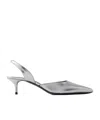 Staud Women's Sebastian Slingback Pumps In Pewter In Gray