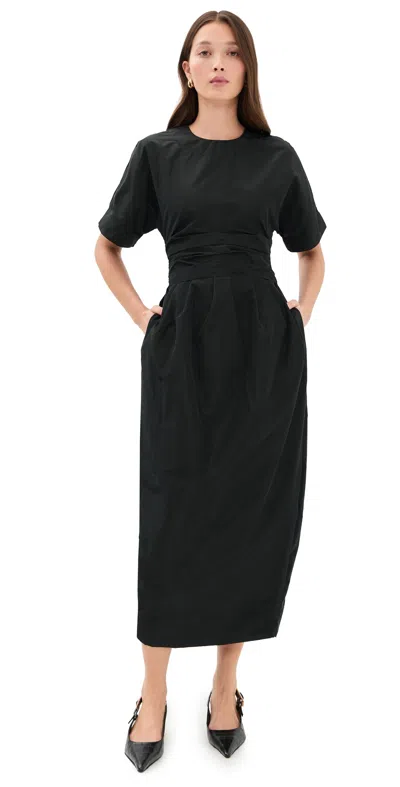 Staud Michelina Dress Black