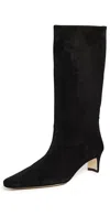 Staud Midcalf Wally Boots Black In Black