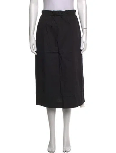 Pre-owned Staud Midi Length Skirt In Black