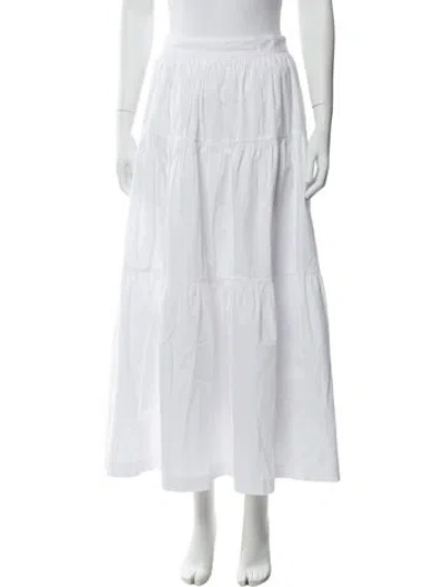 Pre-owned Staud Midi Length Skirt In Blue