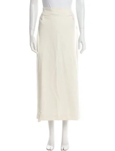 Pre-owned Staud Midi Length Skirt In Neutral