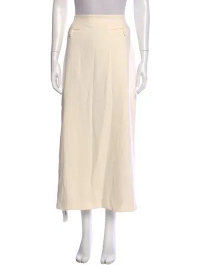 Pre-owned Staud Midi Length Skirt In Neutral