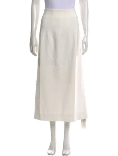 Pre-owned Staud Midi Length Skirt In Neutral