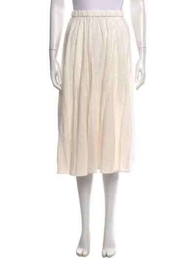 Pre-owned Staud Midi Length Skirt In Neutrals