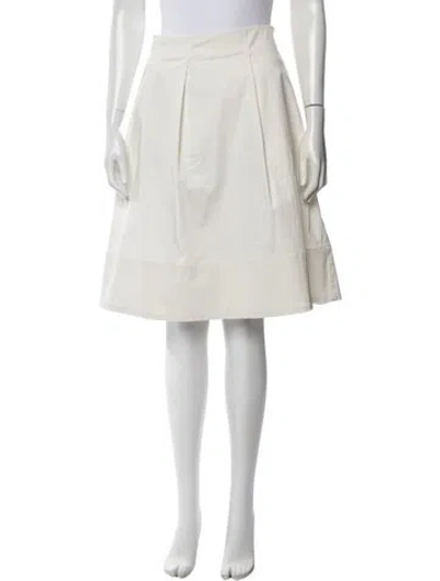 Pre-owned Staud Midi Length Skirt In Neutrals