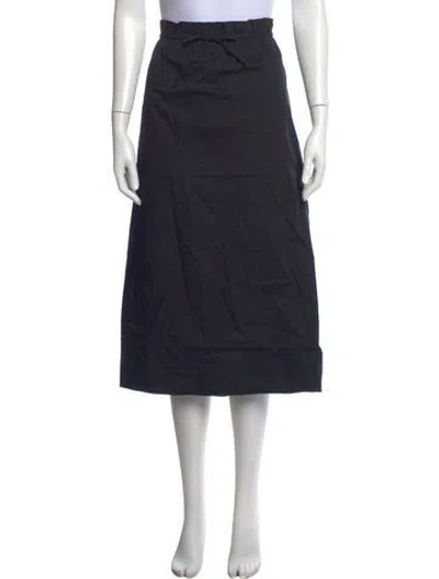 Pre-owned Staud Midi Length Skirt W/ Tags In Black