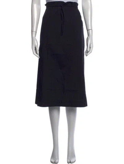 Pre-owned Staud Midi Length Skirt W/ Tags In Black
