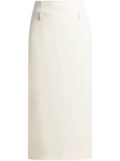 Staud Midi-length Tailored Skirt