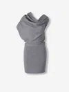 Staud Midi Skirt In Gray