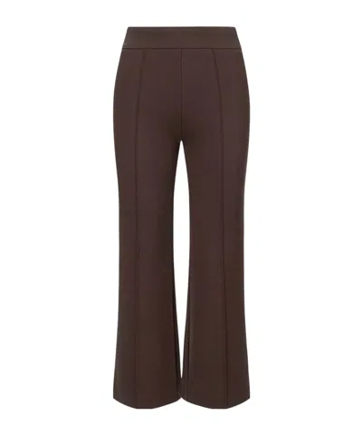 Staud Mid-rise Pants In Brown