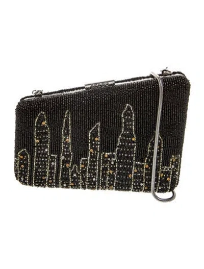 Pre-owned Staud Minaudière In Black