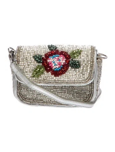 Pre-owned Staud Minaudière In Silver