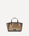 Staud Mini Christos Tote Bag In Brown