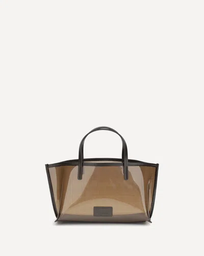 Staud Mini Christos Tote Bag In Brown