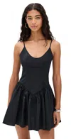 Staud Dena Mini Dress In Black