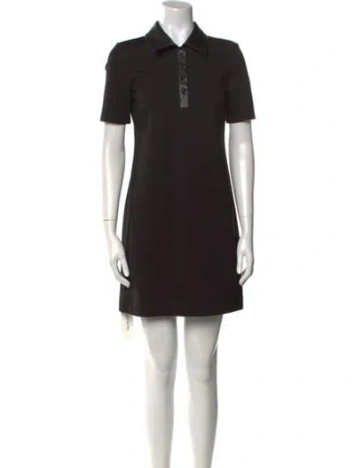 Pre-owned Staud Mini Dress In Black