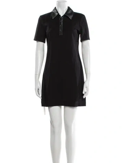 Pre-owned Staud Mini Dress In Black
