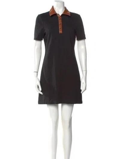 Pre-owned Staud Mini Dress In Black