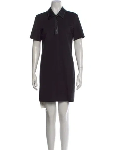 Pre-owned Staud Mini Dress In Black
