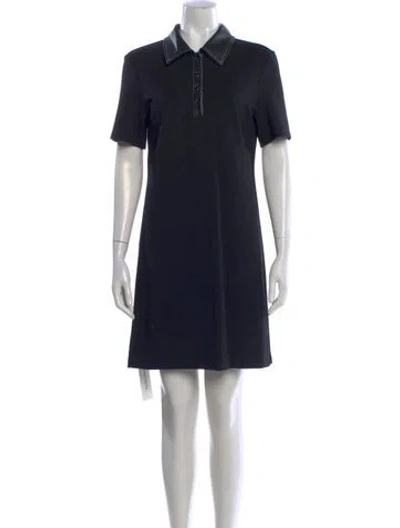 Pre-owned Staud Mini Dress In Black