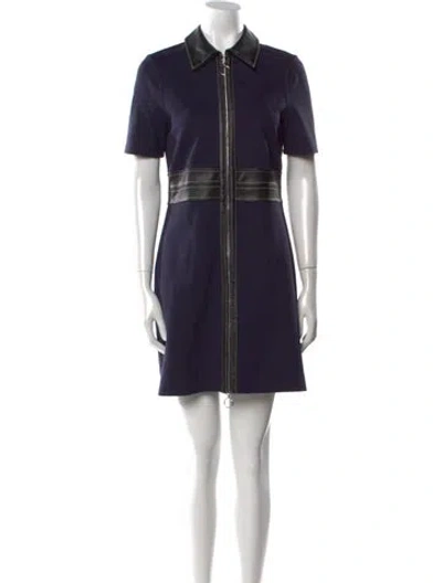 Pre-owned Staud Mini Dress In Blue