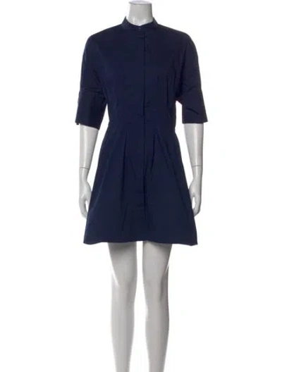 Pre-owned Staud Mini Dress In Blue