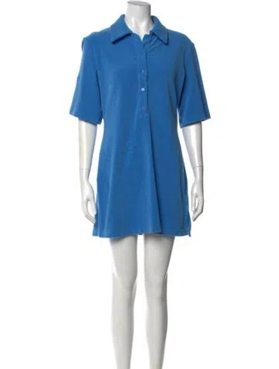 Pre-owned Staud Mini Dress In Blue