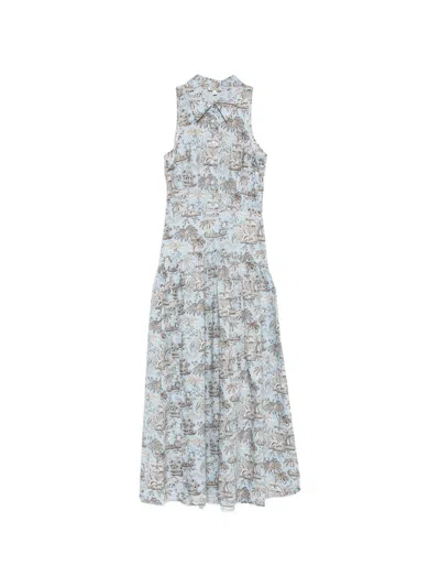 Staud Mini Dress For Women - Perfect For Any Occasion In Light Blue