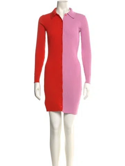 Pre-owned Staud Mini Dress In Multi