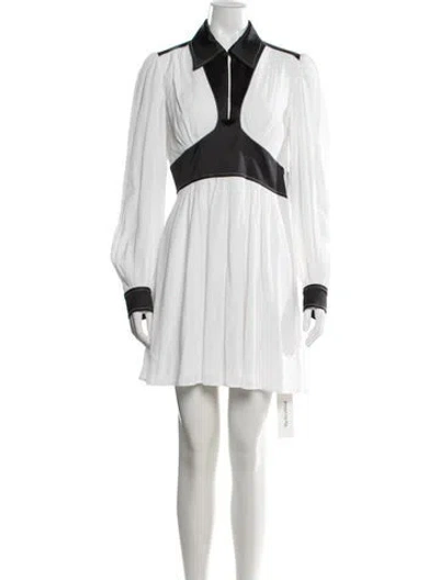 Pre-owned Staud Mini Dress In Neutrals