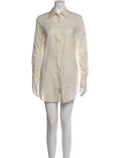Pre-owned Staud Mini Dress In Neutrals