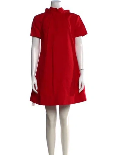 Pre-owned Staud Mini Dress W/ Tags In Red