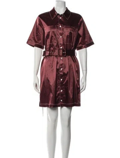 Pre-owned Staud Mini Dress W/ Tags In Red