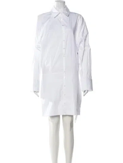 Pre-owned Staud Mini Dress W/ Tags In White
