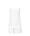 Staud Ari Mini Dress In White In White