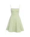 Staud Wylie Stretch Cotton Minidress
